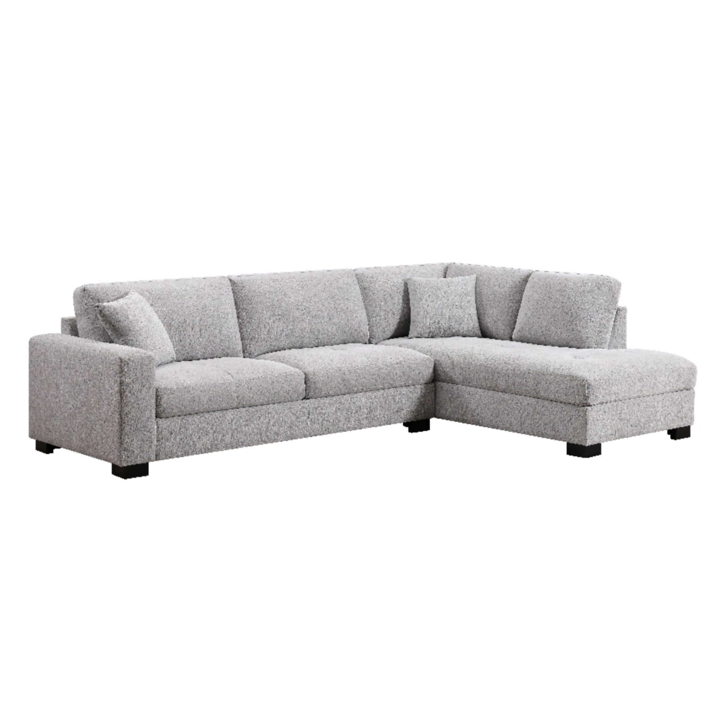 Happy Home Sofa Ecksofa Stoffsofa Modernes Minimalismus-Stil Komfort Sitzpolster