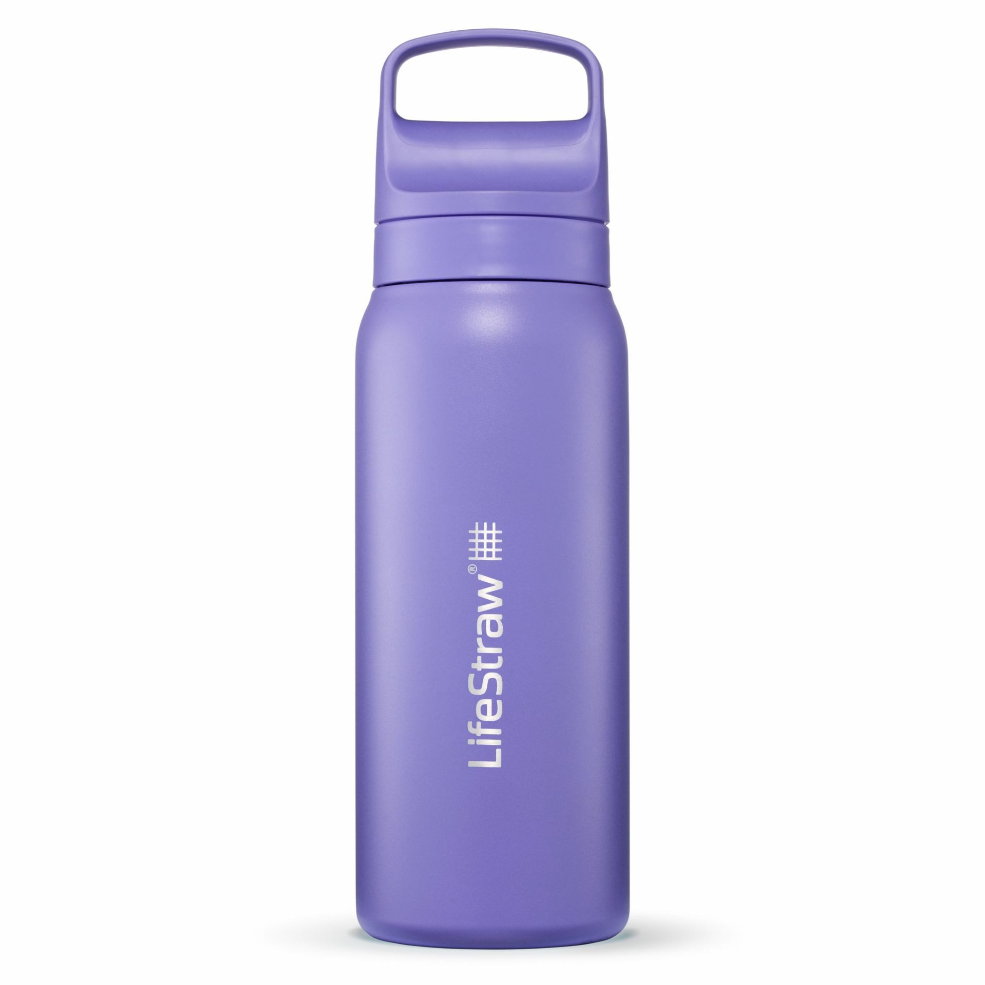 LifeStraw Trinkflasche Go Series Stainless Steel mit Wasserfilter, Verschluss mit