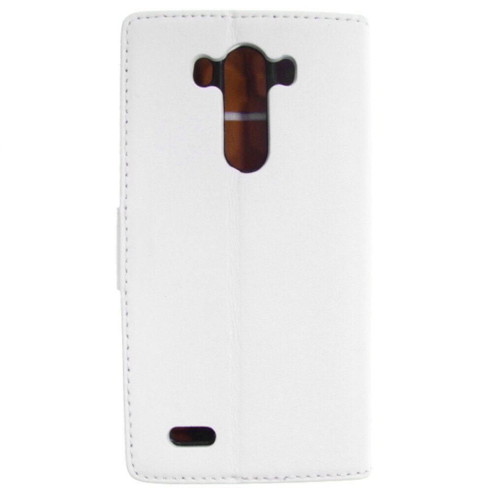 Handytasche Lederhülle Handyhülle für LG G3 Weiß 4250710554027 (Book Cover)