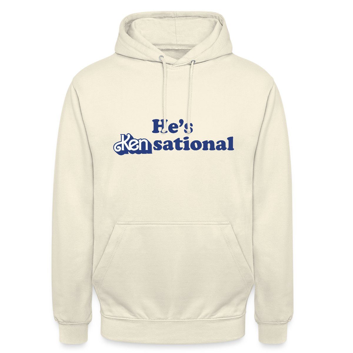 Spreadshirt Hoodie Barbie Ken Design Lustiger Spruch He's Kensational Unisex Hoodie (1-tlg)