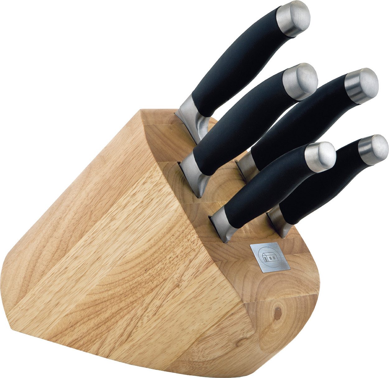 Carl Schmidt Sohn Messerblock SHIKOKU 6-teiliges Set, Edelstahl rostfrei (6tlg), mit Kullenschliff