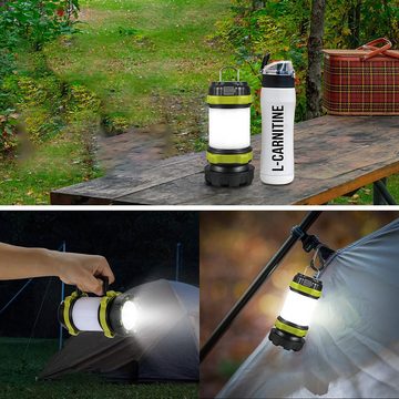 Gontence LED Taschenlampe Wiederaufladbare Handlaterne, Campingleuchte mit 6 Beleuchtungsmodi (1-St)