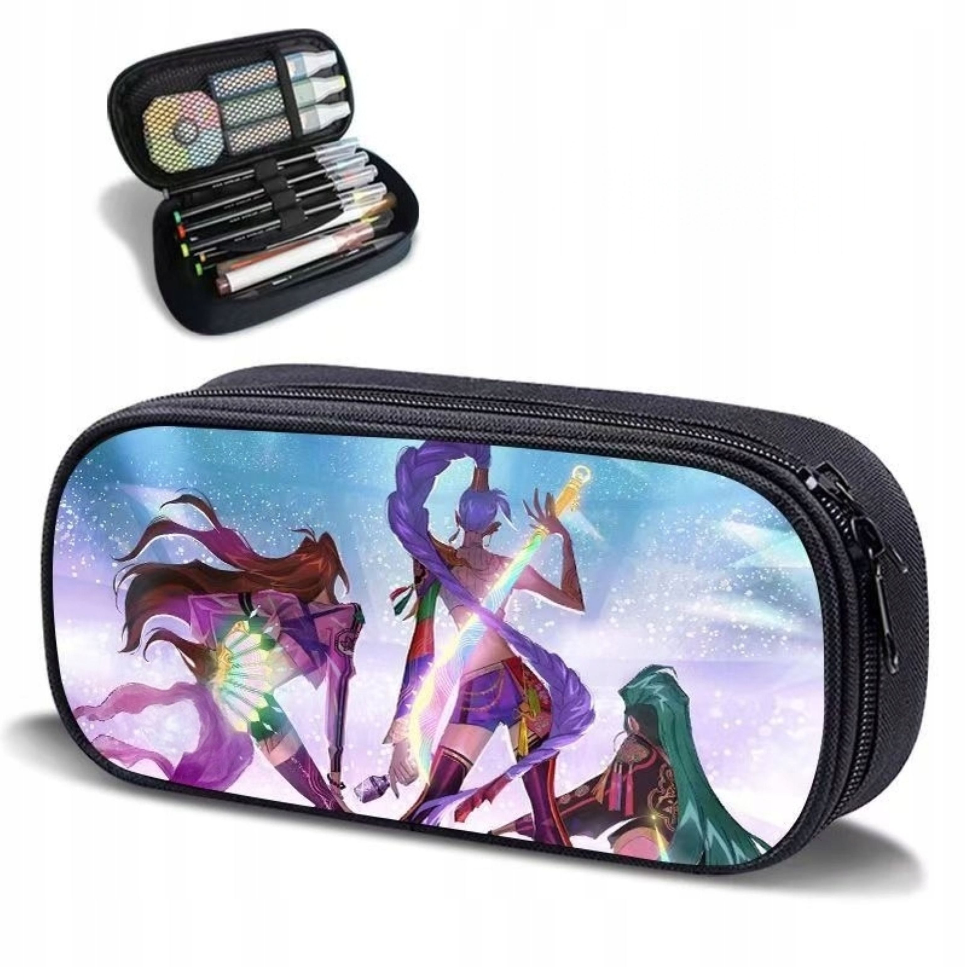 Festivalartikel Federmäppchen K-Pop Demon Hunters Federmäppchen Rumi Schule Geschenk 20 cm, (1-tlg)