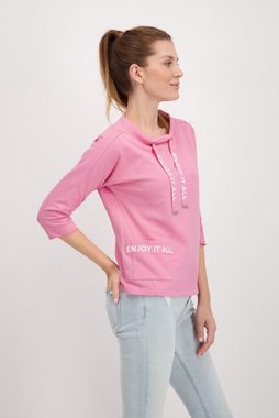 Monari Kapuzensweatshirt Sweatshirt mit Taschen-Detail aus nachhaltiger Baumwolle