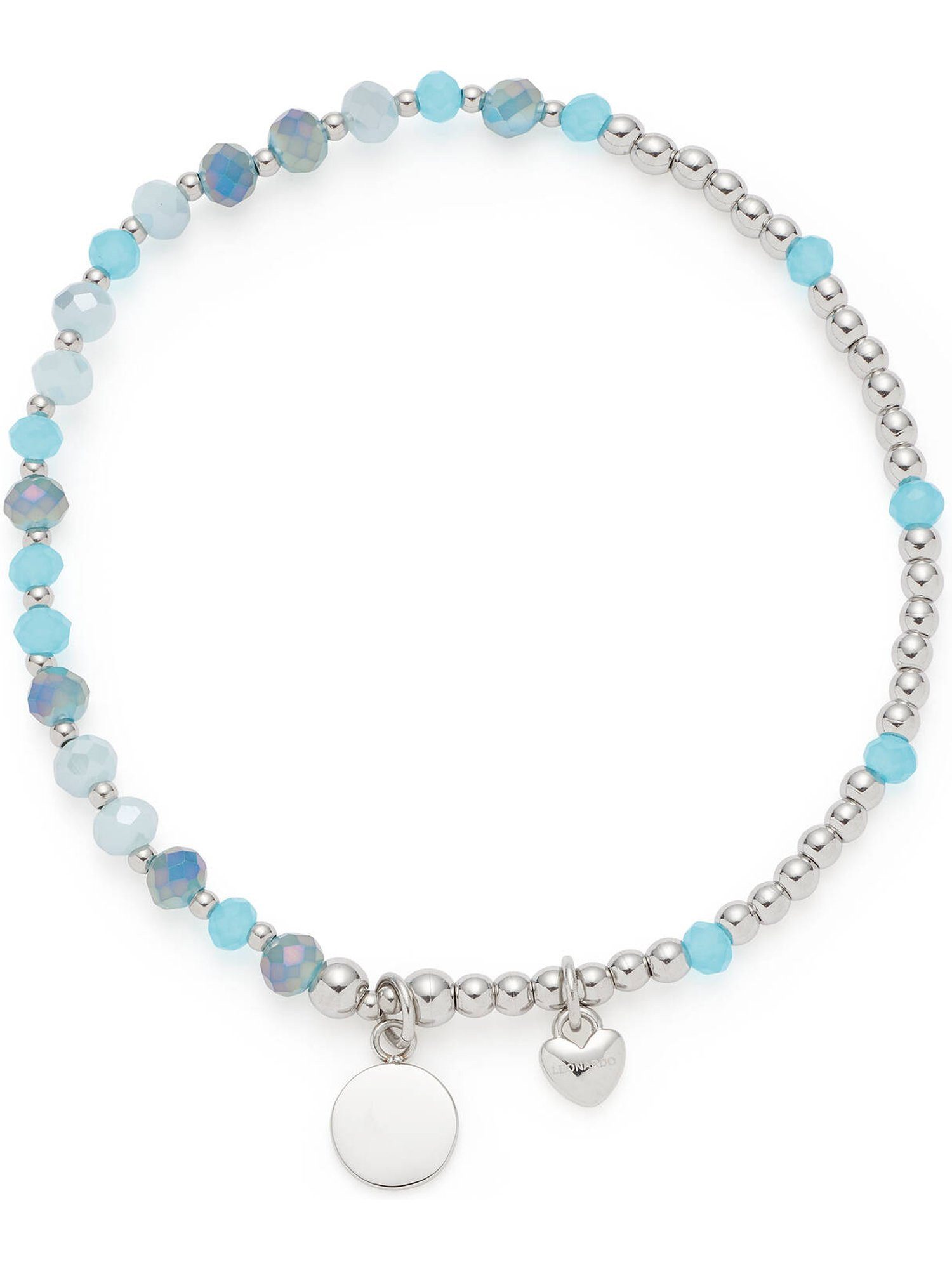 LEONARDO Edelstahlarmband Leonardo Damen-Armband Edelstahl Glasstein, Trendig