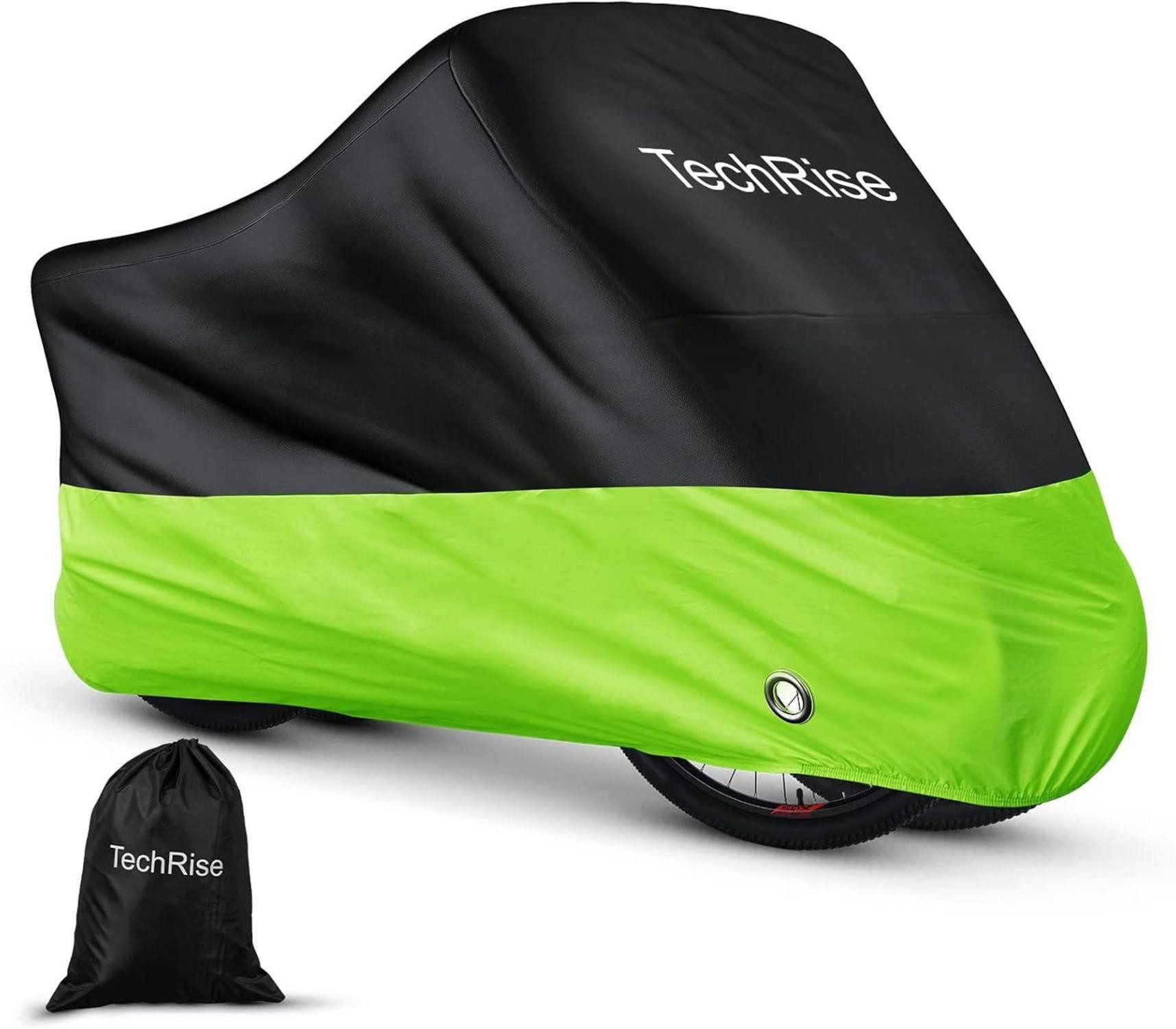 Fahrradschutzhülle Fahrradabdeckung 210D Oxford wasserdicht 220x110x95 cm Grün