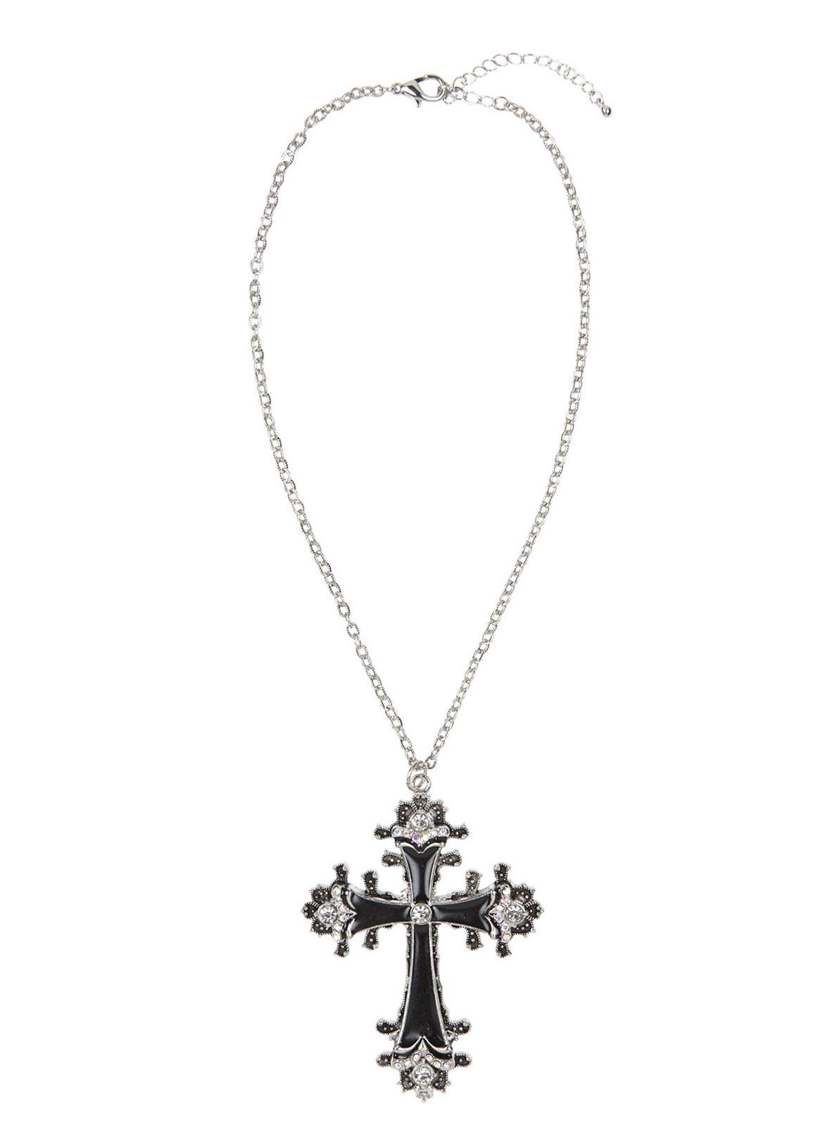 Kostüm Schwarzes Kreuz Halskette
