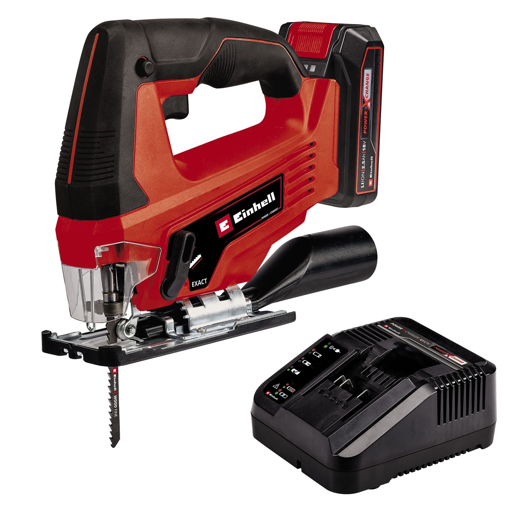 Einhell Akku-Stichsäge TC-JS 18/70 Li, Set, inkl. Akku und Ladegerät