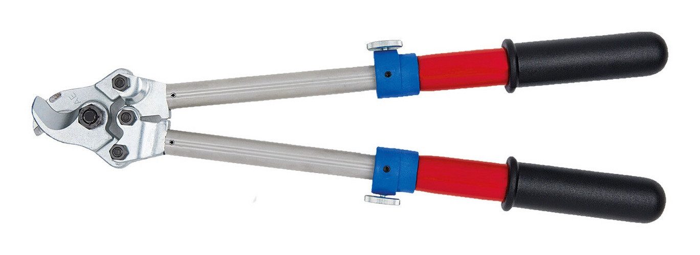 KS Tools Kabelschere, Mit Schutzisolierung, Teleskopgriff, 360-520 mm