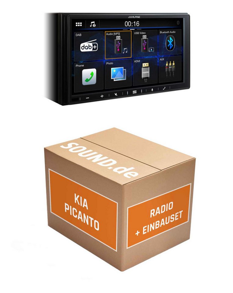 11 Febbraio Madonna Di Lourdes Buongiorno JUST SOUND best choice for caraudio Autoradio Einbauset Alpine ILX