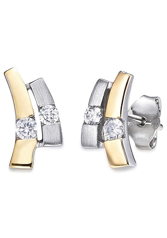 Paar Ohrstecker Schmuck Geschenk Silber 925 Ohrschmuck Ohrringe Stein