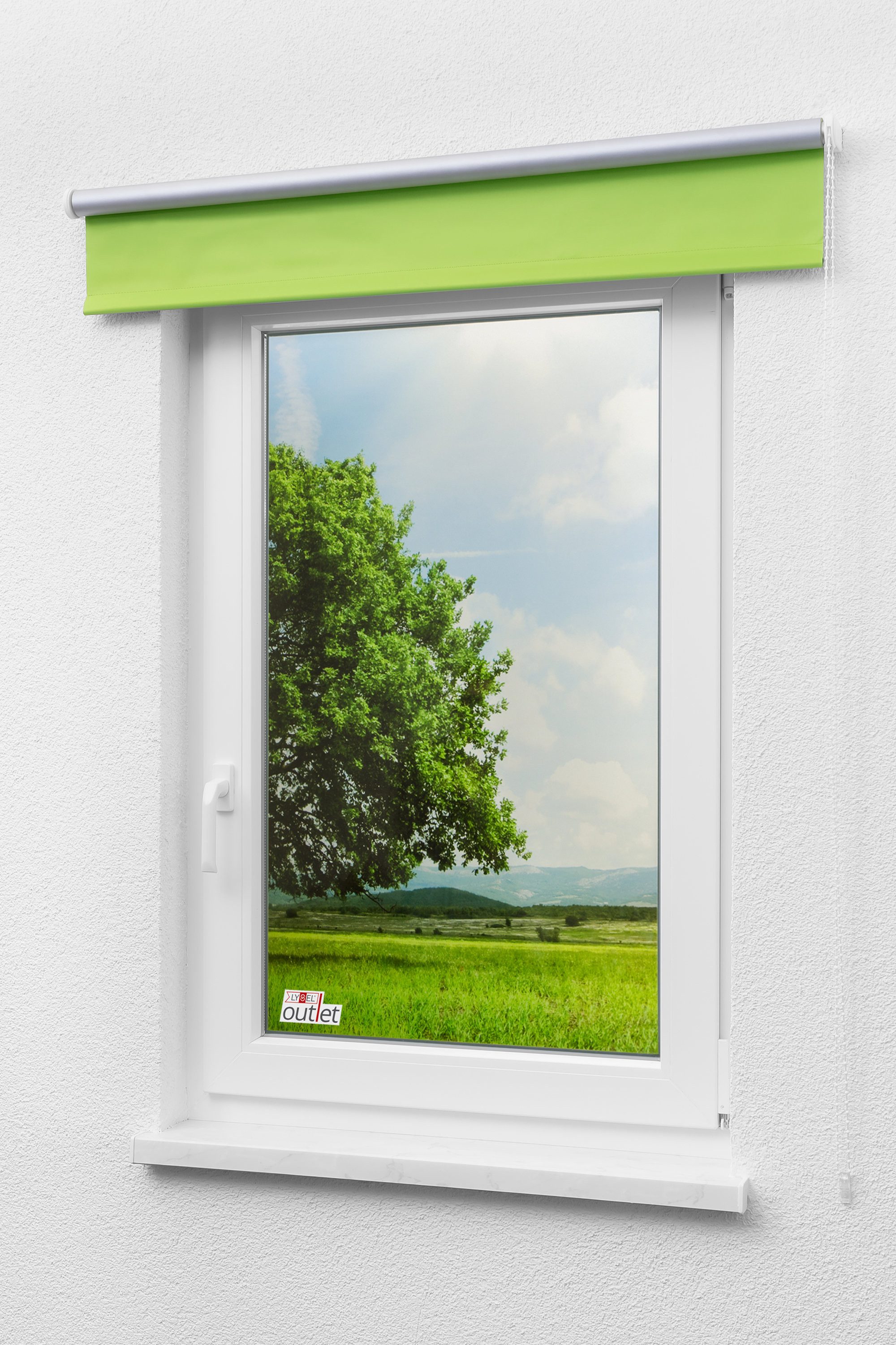 Verdunklungsrollo Verdunkelungsrollo Thermo Grün, LYSEL®, abdunkelnd, HxB 175x102.5cm