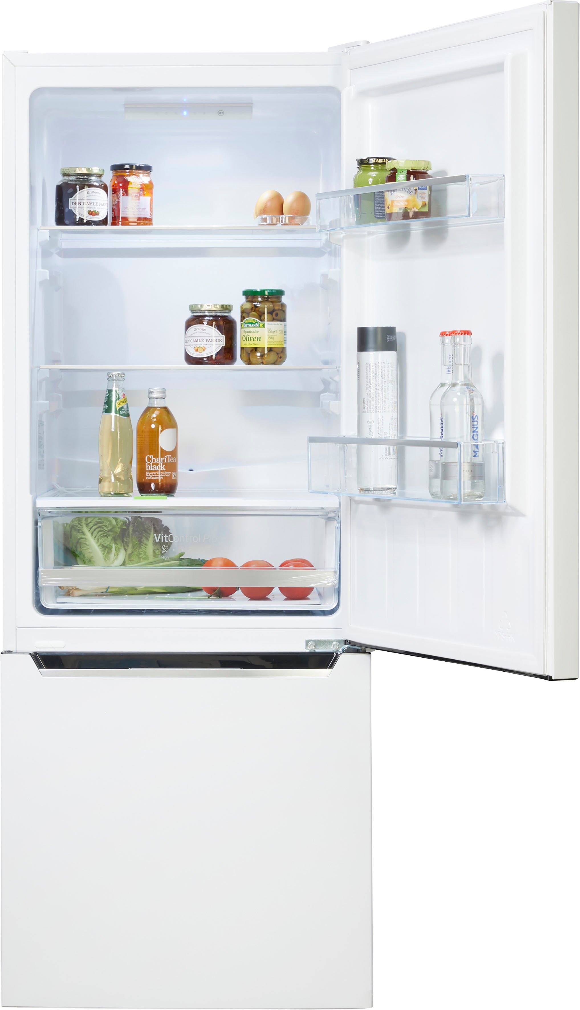 Amica Kühl-/Gefrierkombination KGCL 384 160 W, 144 cm hoch, 54 cm breit – Bild 4 von 5
