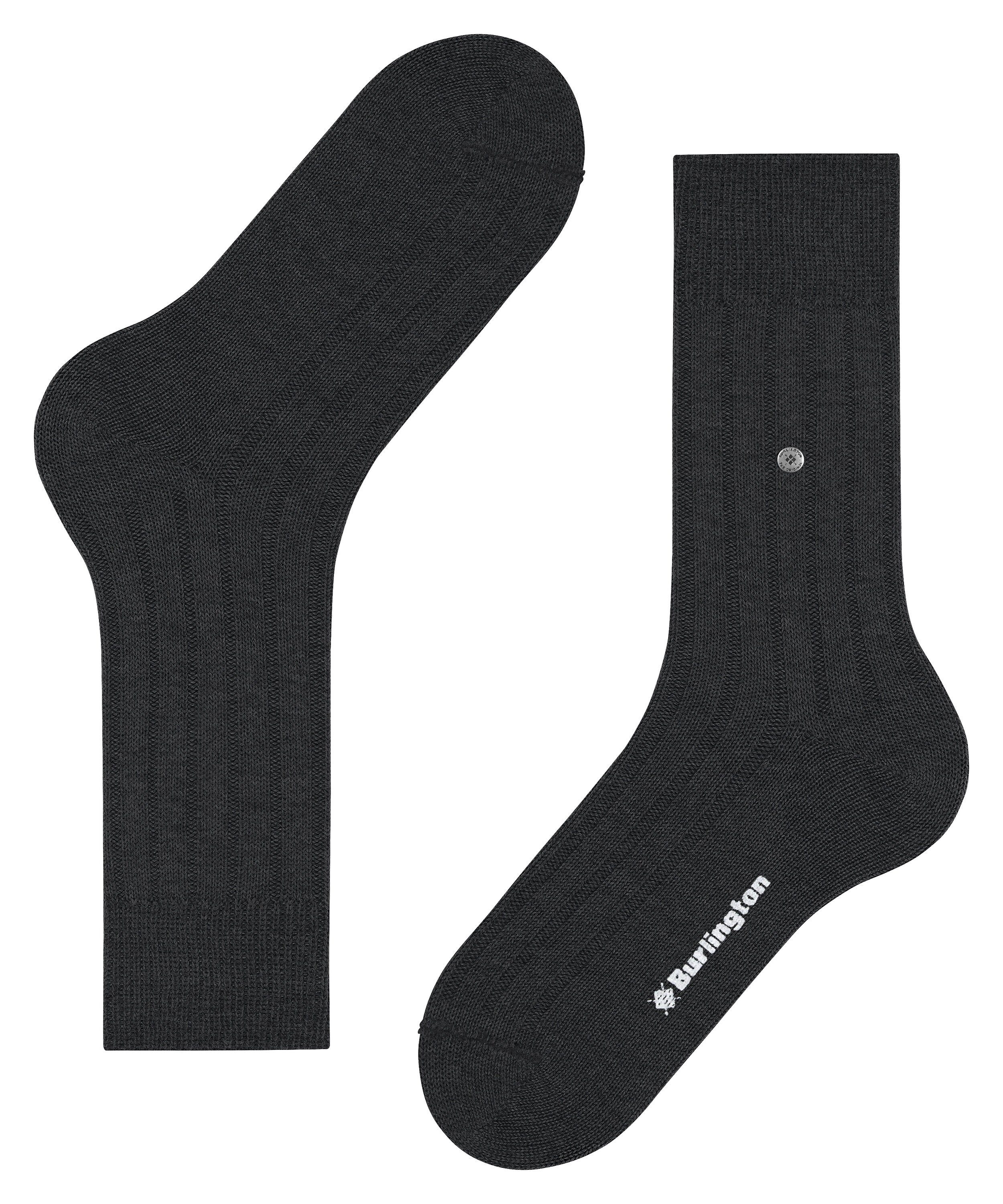 Burlington Socken Dover Socken Bootsocke mit Rippstruktur (1-Paar) Bootsocke mit Rippstruktur