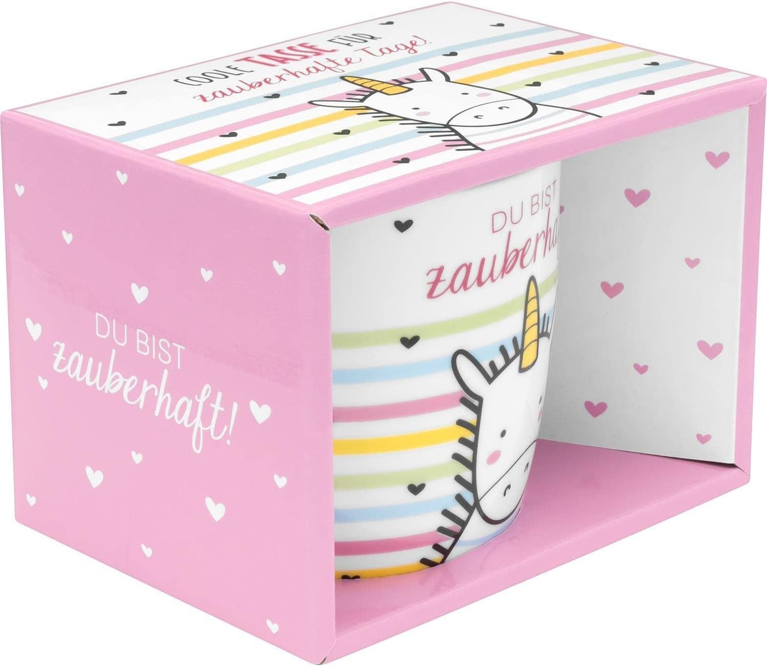 Sheepworld Tasse Tasse Becher Milch Kakaotasse Sheepworld Geschenk Kinder GRUSS &CO, Material: Porzellan