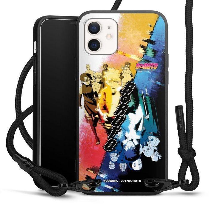 DeinDesign Handyhülle Boruto Naruto Shippuden Offizielles Lizenzprodukt Apple iPhone 12 Premium Handykette Hülle mit Band Case zum Umhängen