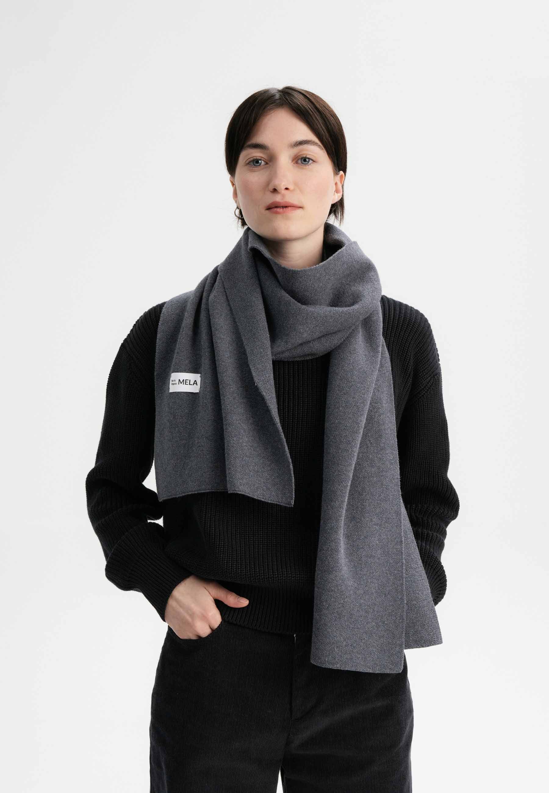 MELA Schal Jacquard Strick Schal Style ASMEE, clean