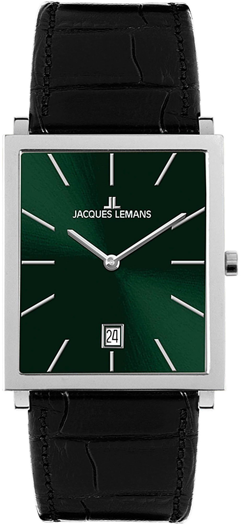 Jacques Lemans Quarzuhr Nizza, Armbanduhr, Damenuhr, Herrenuhr, Datum, unisex