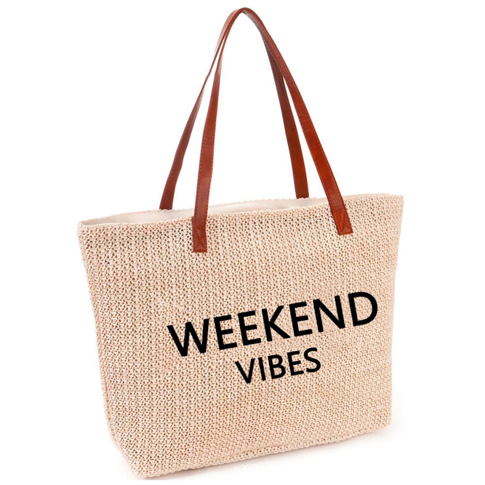 ZEUOPQ Strandtasche Große Damen Korbtasche Schultertasche günstig online kaufen