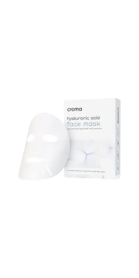 Croma Gesichtsmaske Croma Hyaluronic Acid Face Mask 8 Stk.