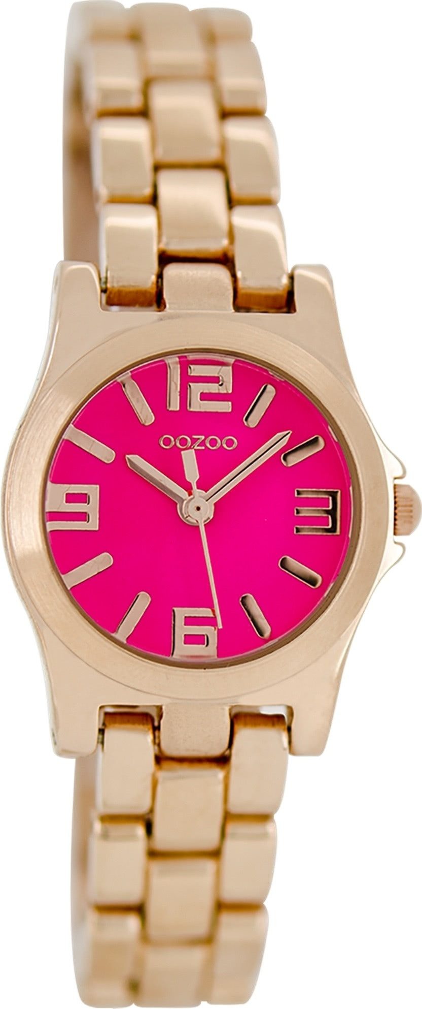 Quarzuhr Oozoo Damen Armbanduhr rosegold Analog