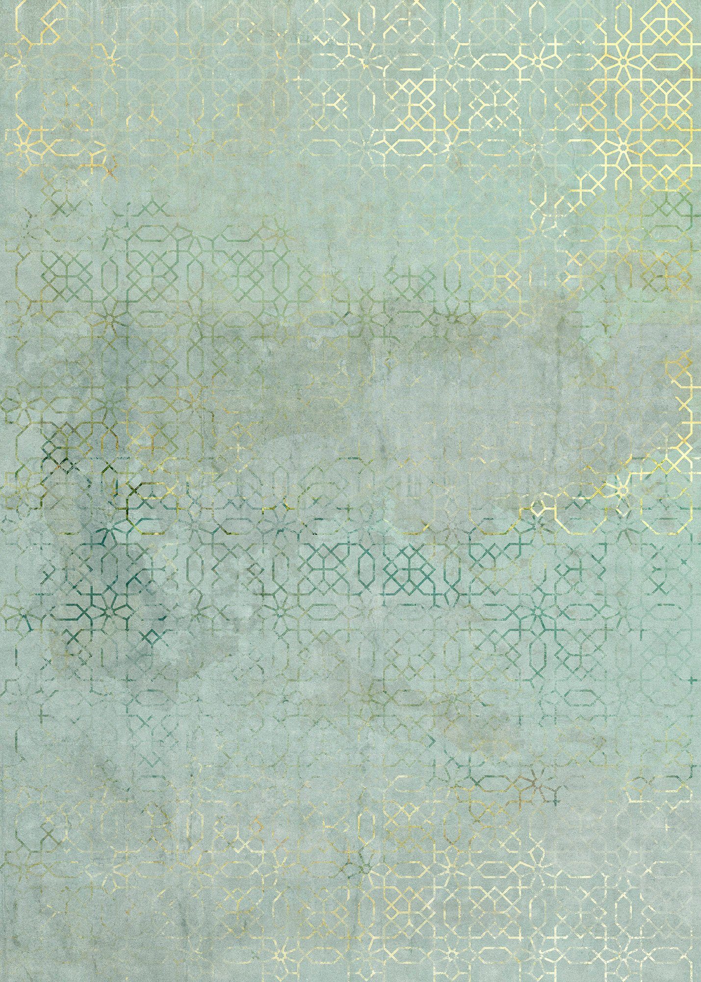 Komar Vliestapete Digitaldruck Vlies - Oriental Finery - Größe 200 x 280 cm, glatt, bedruckt, Wohnzimmer, Schlafzimmer