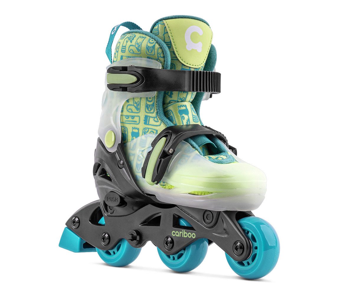 Cariboo Rollschuhe Lerninliner CARIBOO STEP ONE Stützräder verstellbar ABEC7