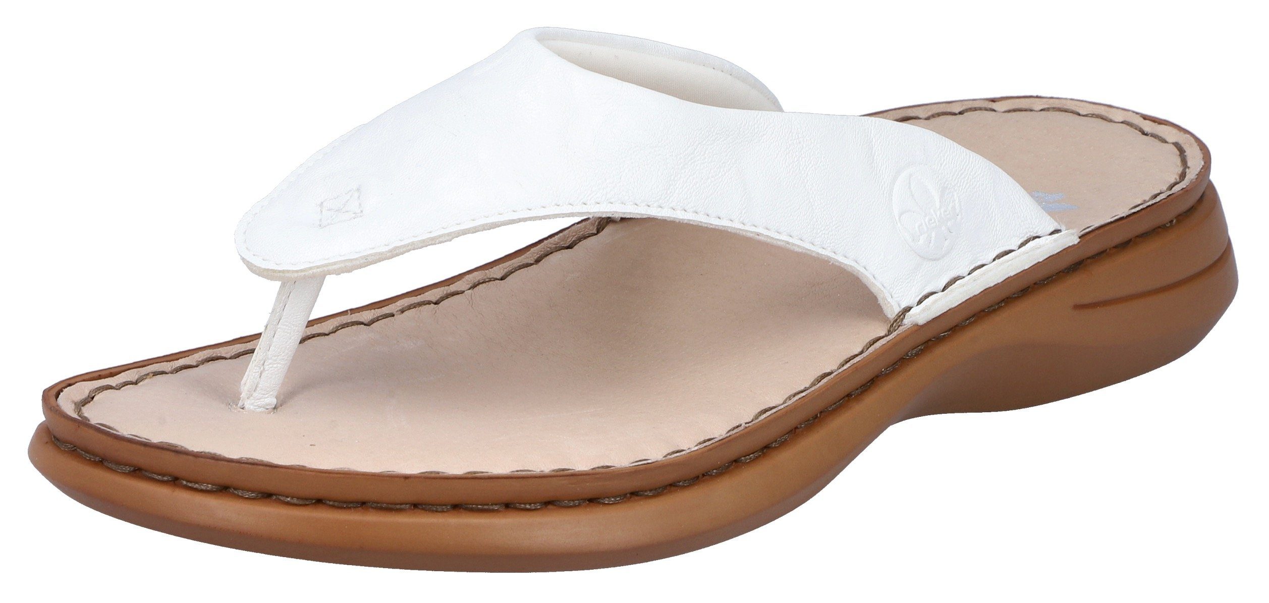 Rieker Zehentrenner, Sommerschuh, Schlappen mit Zehensteg