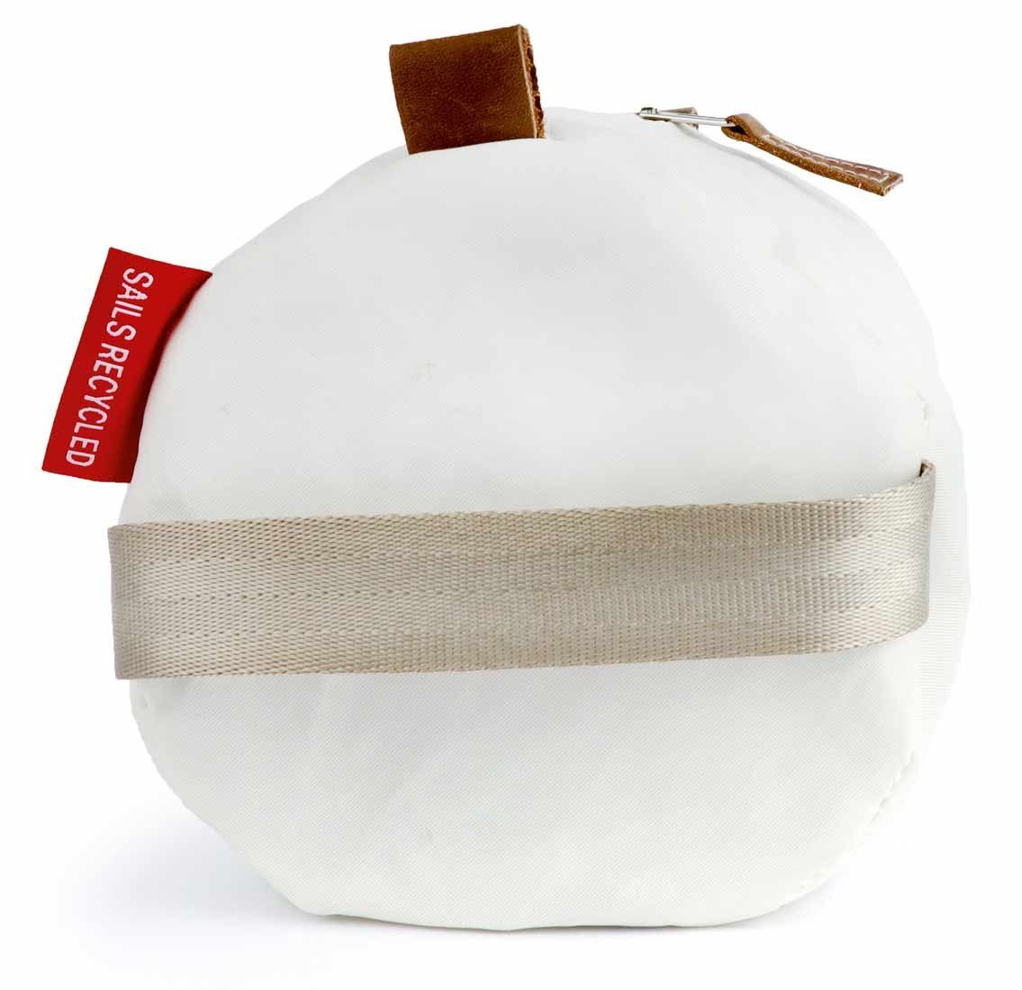 360Grad Kulturbeutel Kosmetiktasche Kulturbeutel Tonne Weiss Anker Orange