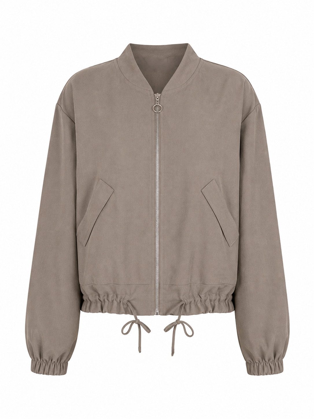ITALY VIBES Blouson - moderne Blousonjacke für Damen - Jacke mit Reißverschluss ONE SIZE - passend für Größen S - L