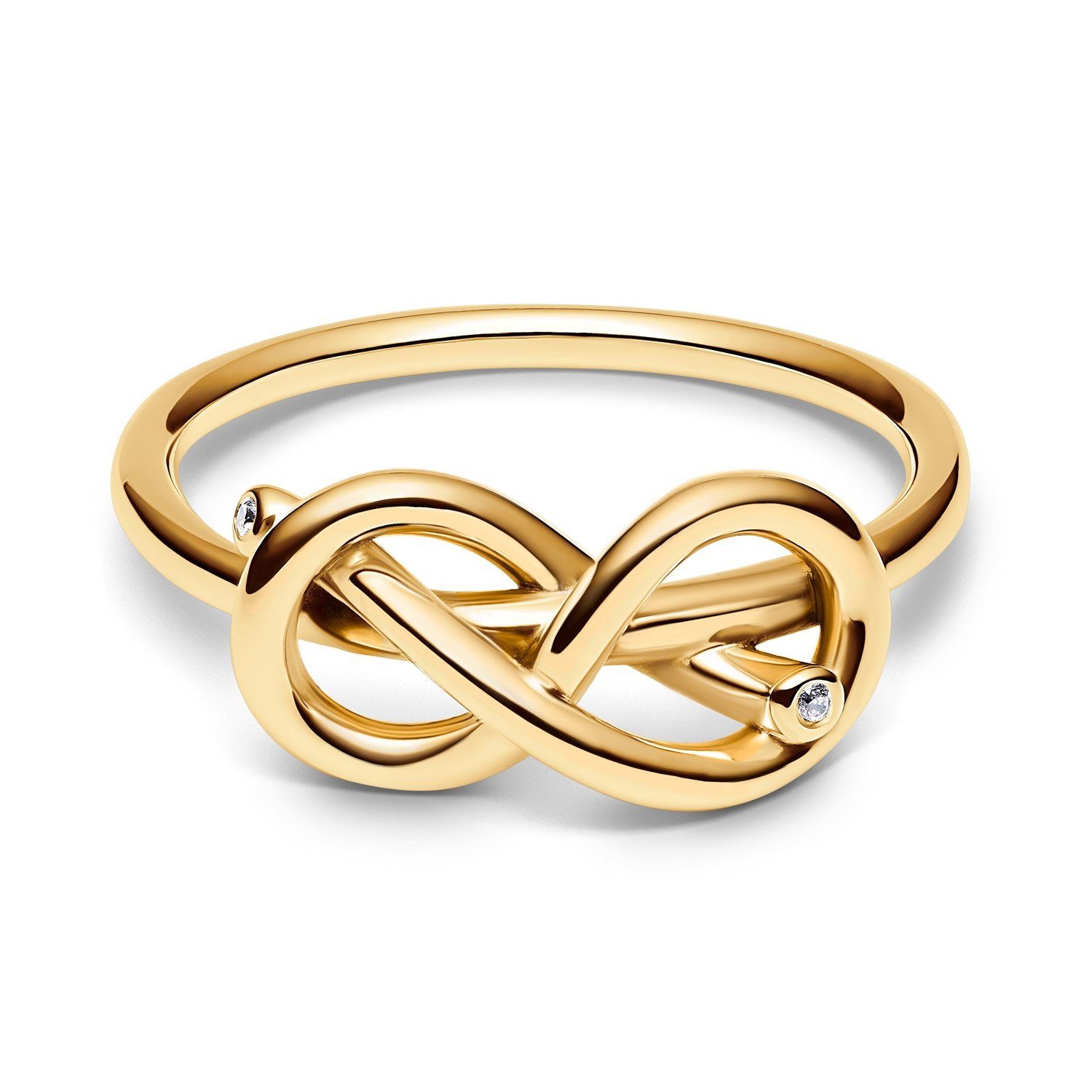 Pandora Fingerring DamenUnendlichkeitsknoten Goldfarben günstig online kaufen