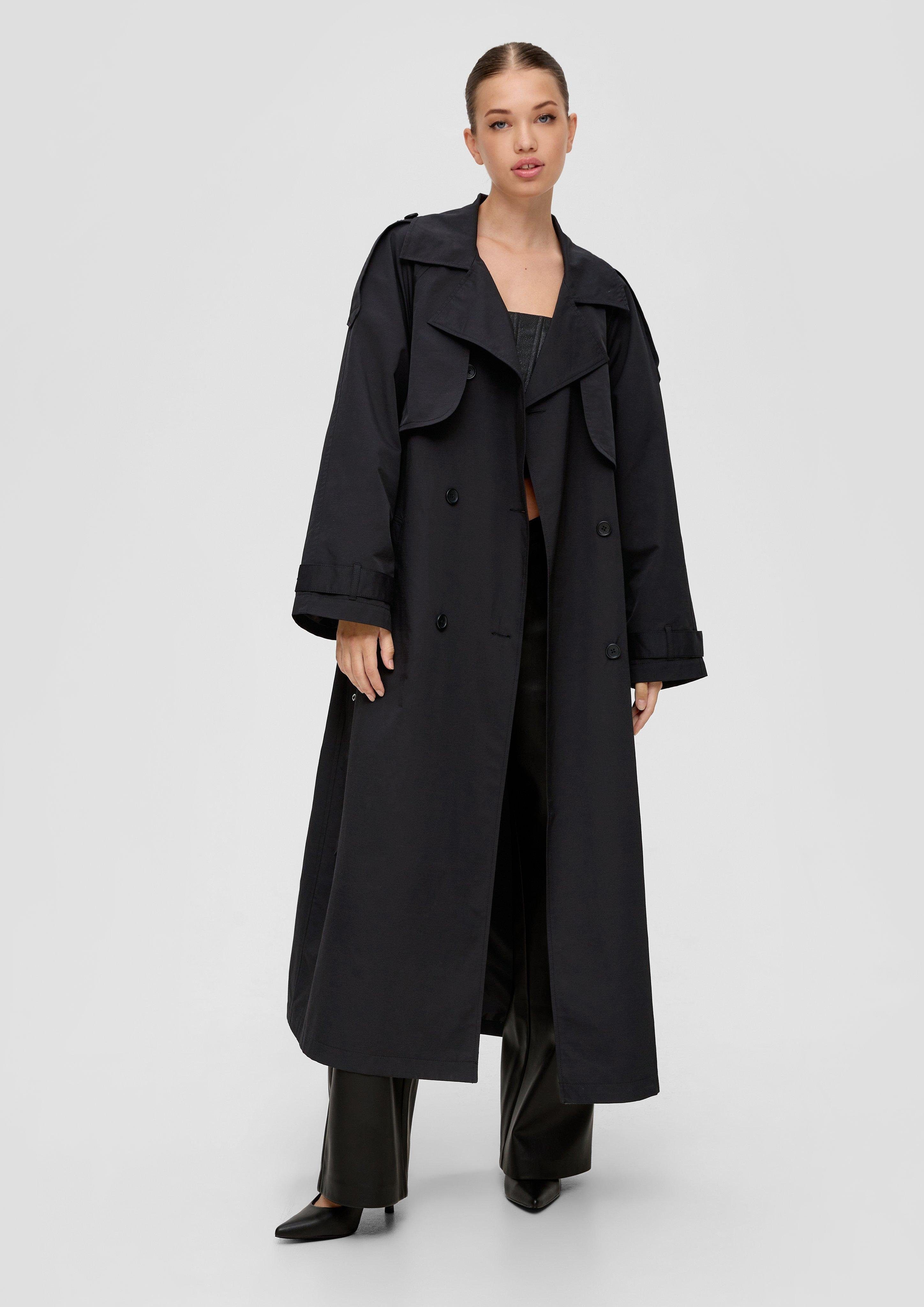 ELIF mit x QS Trenchcoat Funktionsmantel QS Stoffgürtel,