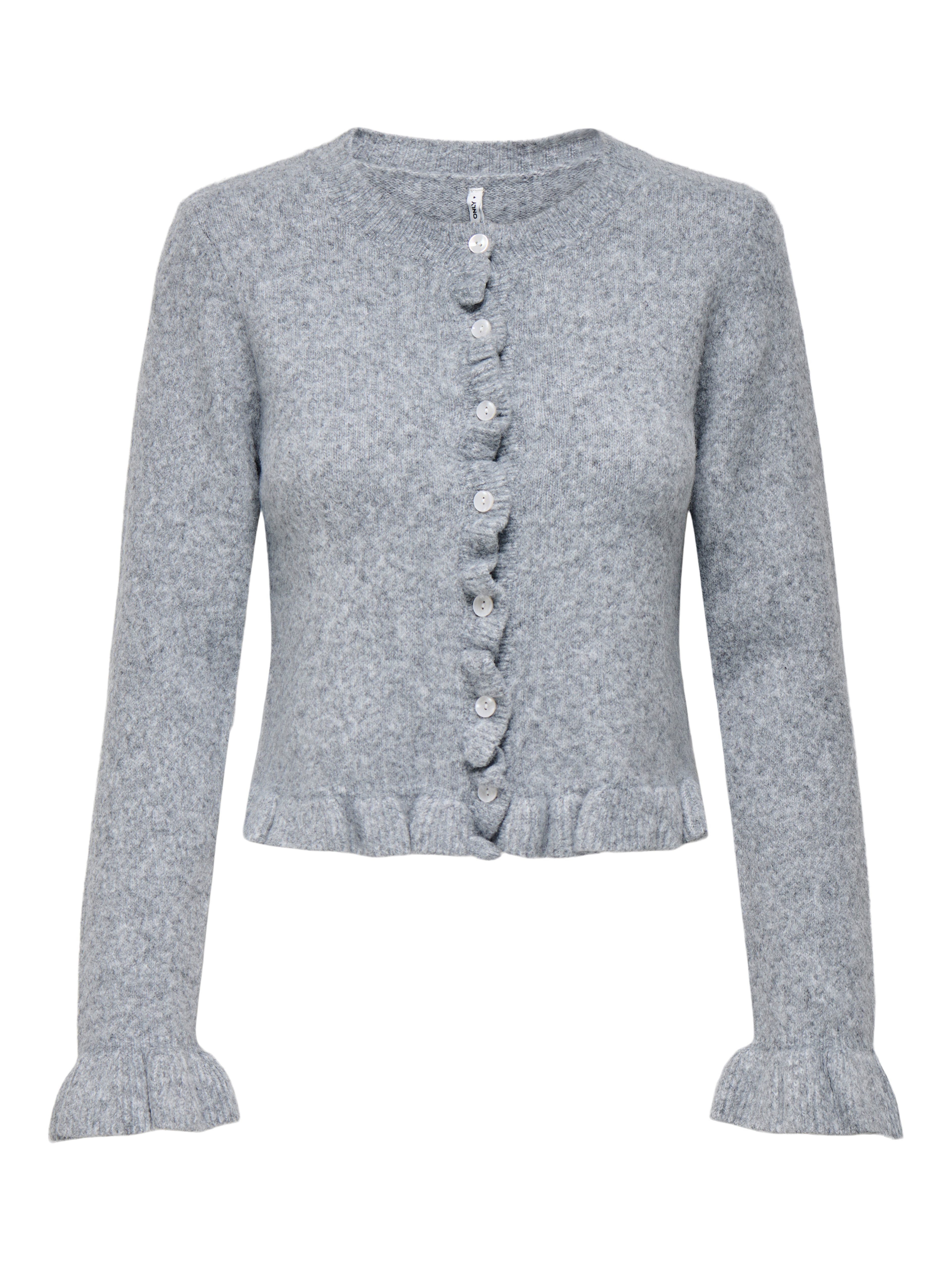 ONLY Strickjacke ONLRIMA LIFE LS FRILL günstig online kaufen