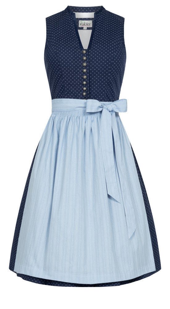 Nübler Trachtenkleid Midi Dirndl Florence in günstig online kaufen