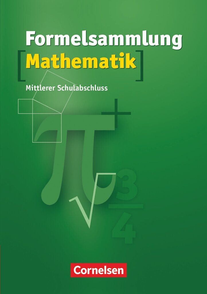 Schulbuch Formelsammlungen Sekundarstufe I - Mittlerer Schulabschluss Westliche Thomas Müller, Max Friedl, Heidrun Weber, Reinhard Fischer, Ludwig Scholler