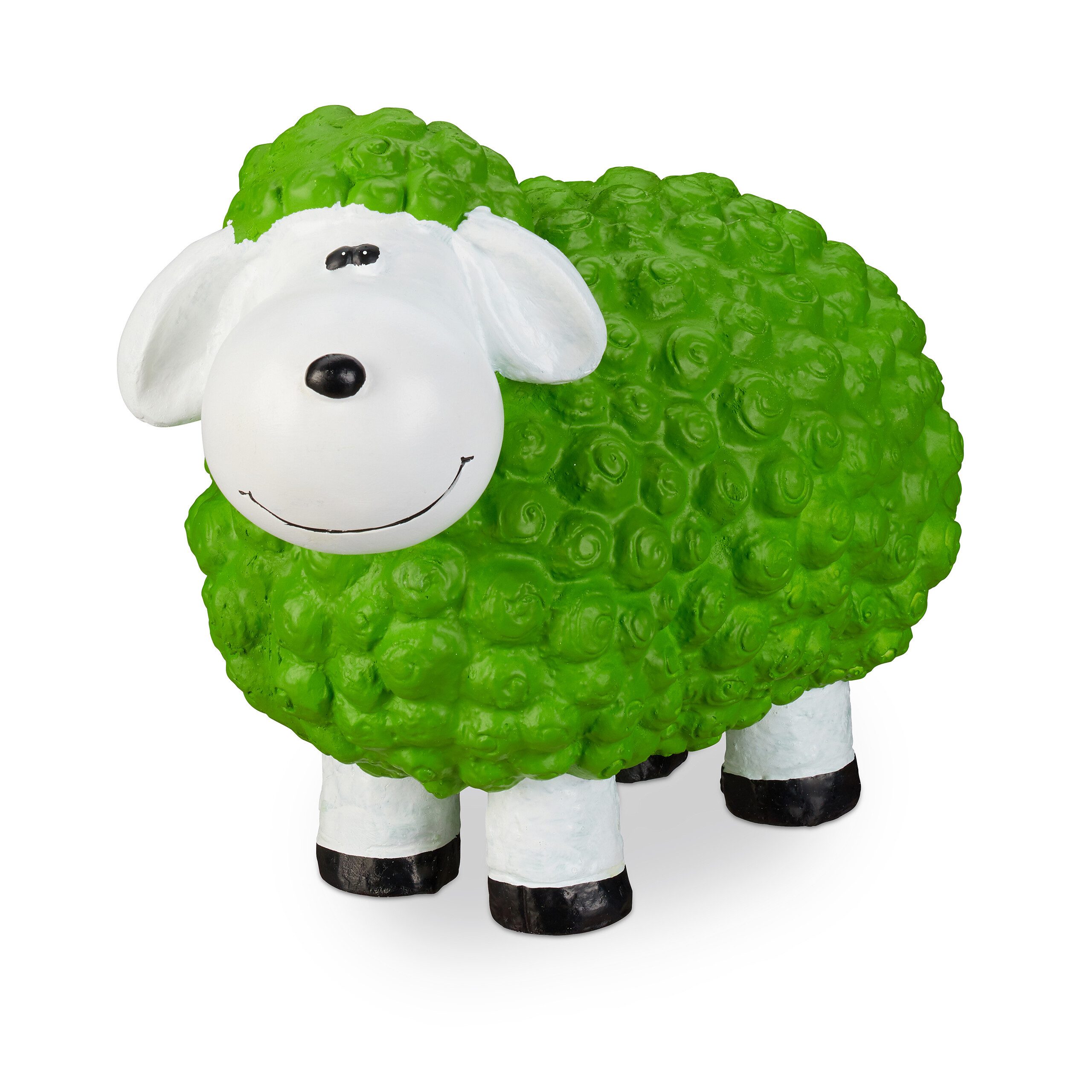 relaxdays Gartenfigur Schaf, grün günstig online kaufen