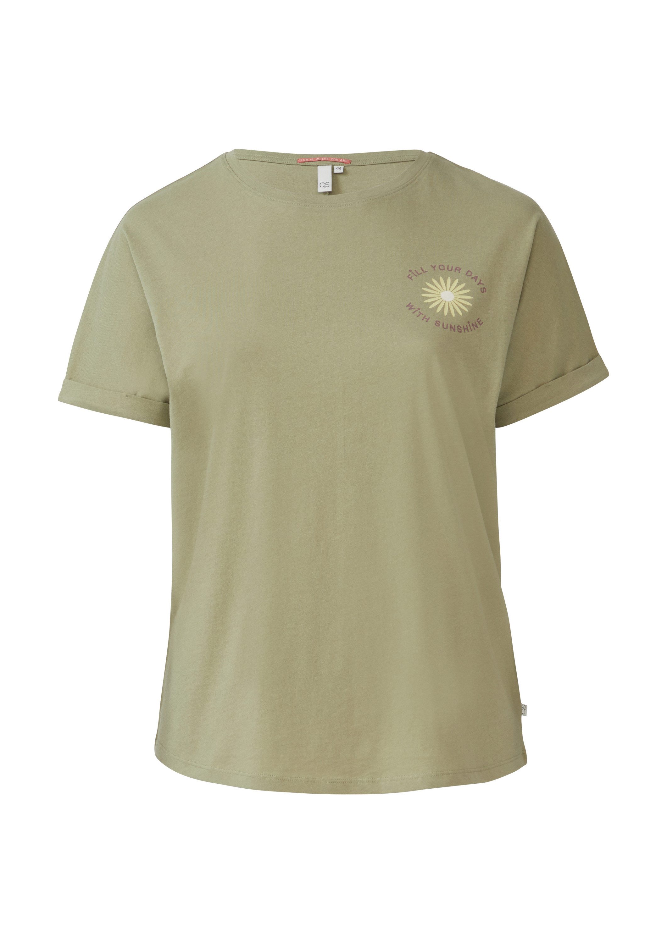 QS Kurzarmshirt T-Shirt (1-tlg) günstig online kaufen