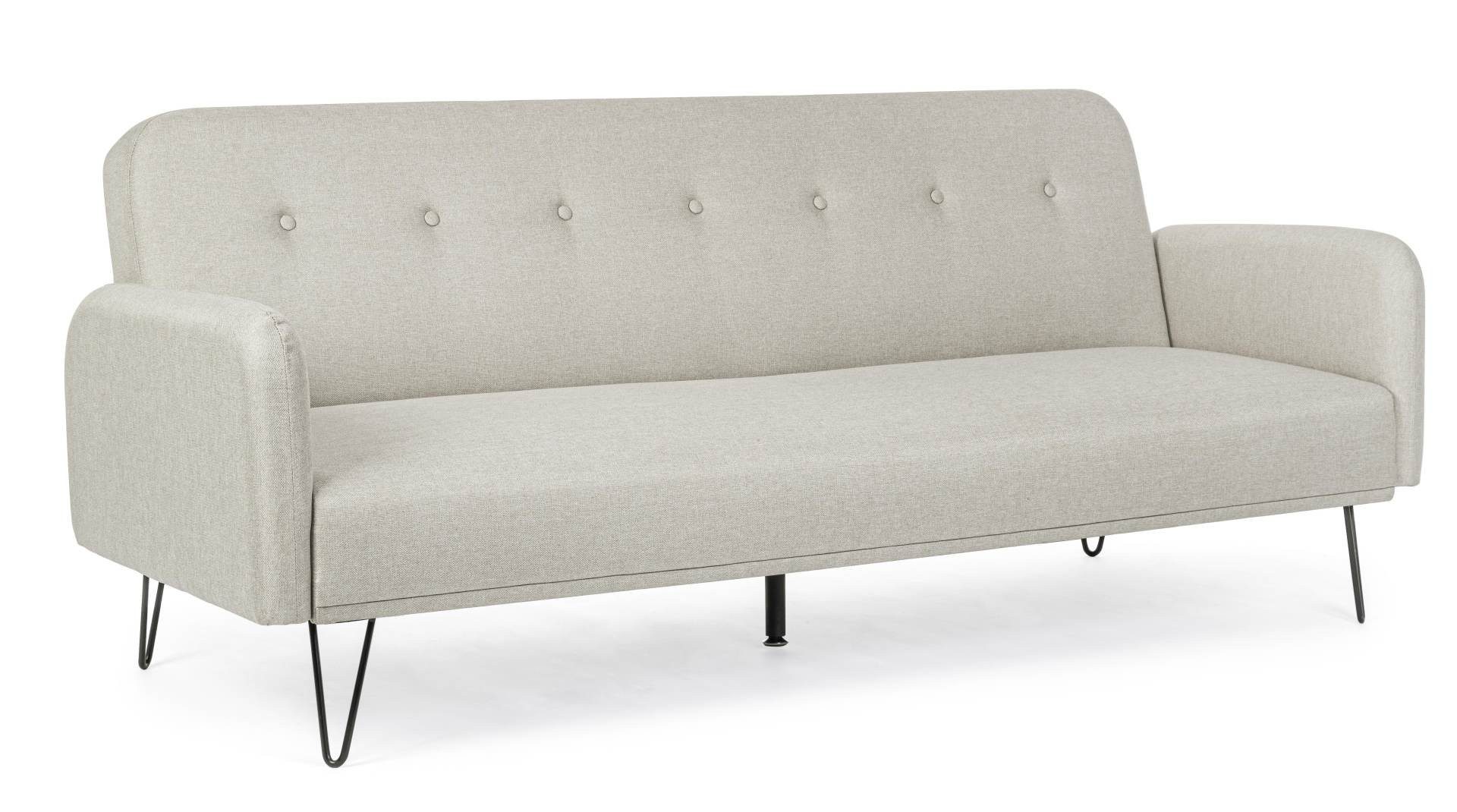 Schlafsofa Bridjet mit Stoff-Bezug, Beige