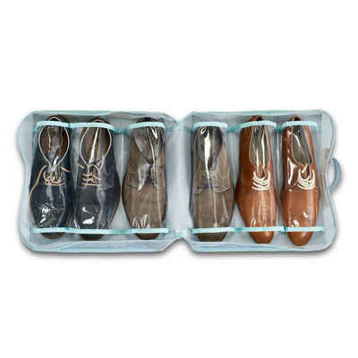 HTI-Living Aufbewahrungsbox Koffer Organizer für Schuhe (1 St., 1 Schuhorganizer), Schuhaufbewahrung transportabel