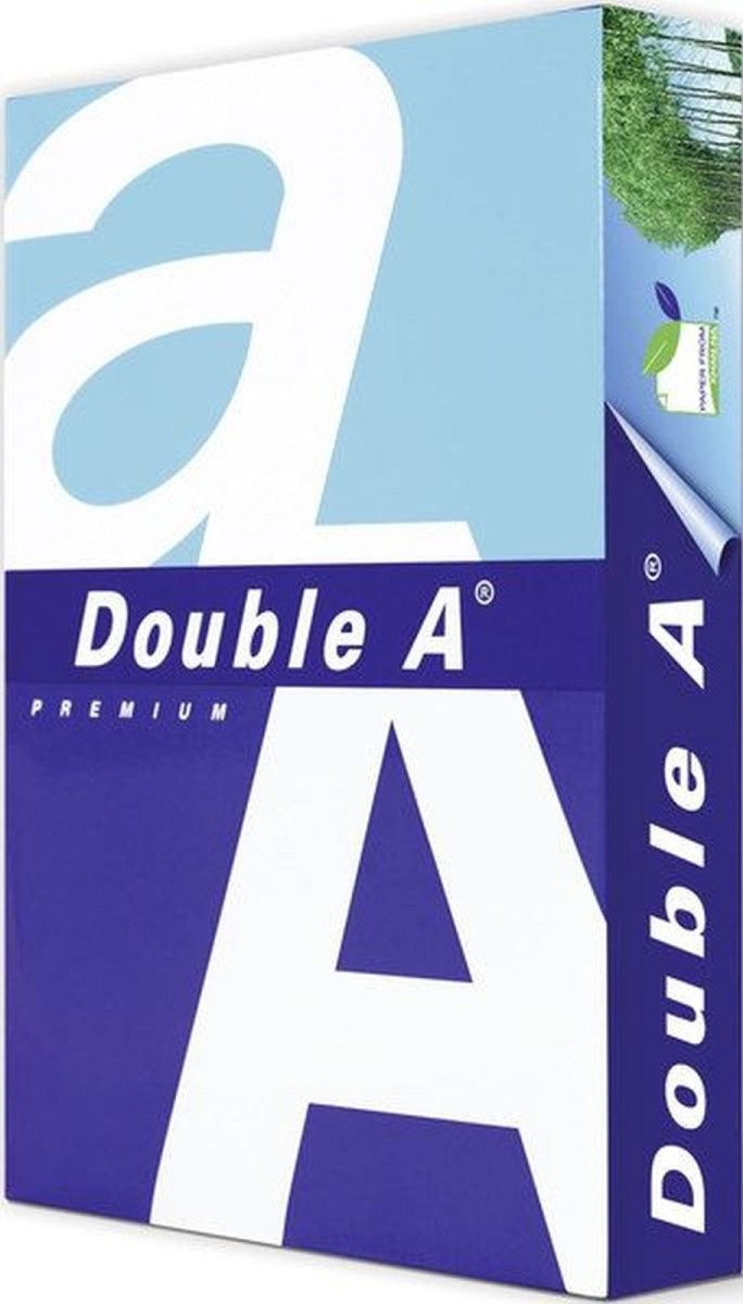 DOUBLE A Kopierpapier Kopierpapier Double A Premium A4 80g/qm weiß VE=500 Blatt