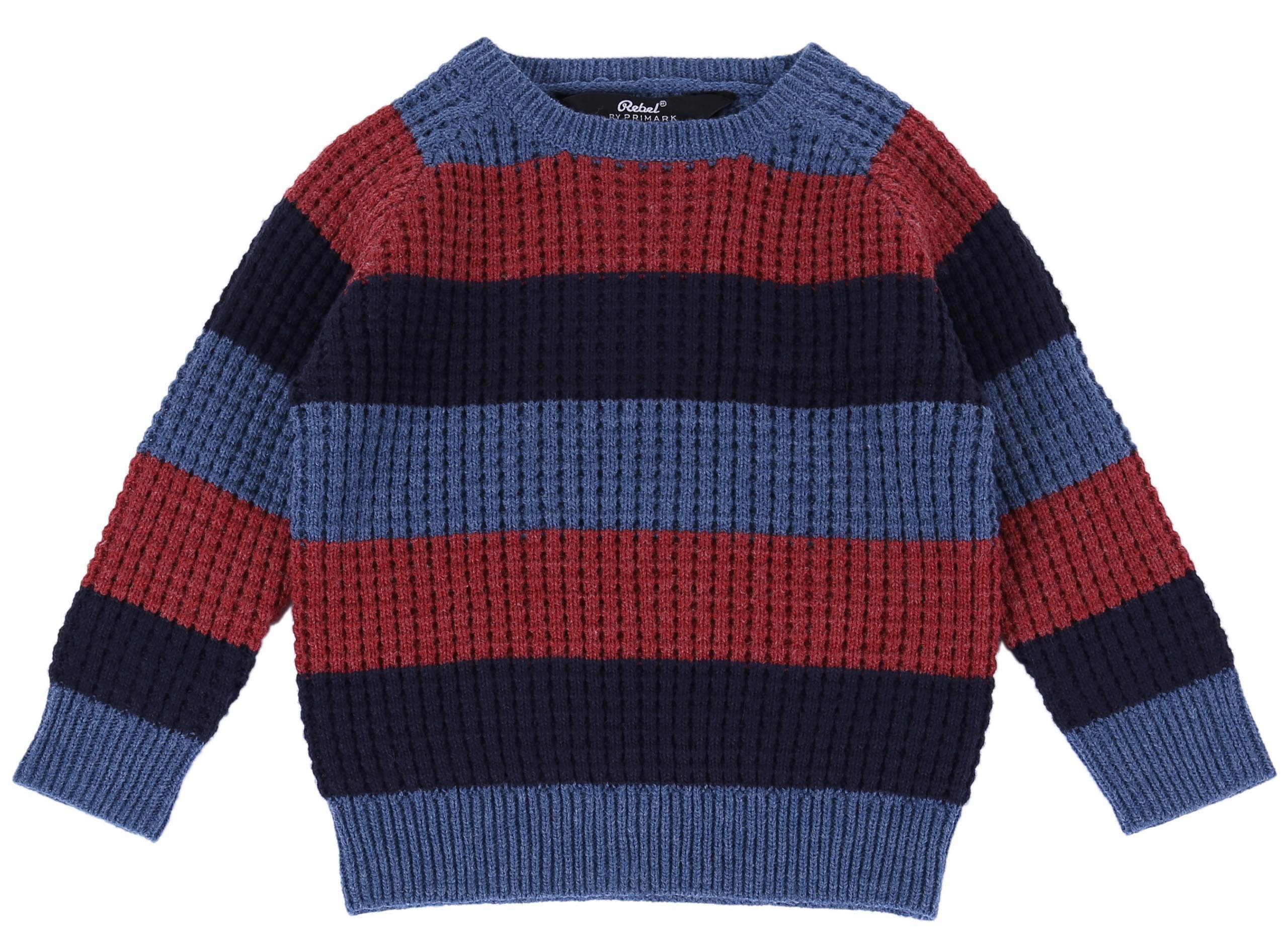 Sarcia.eu Флісові Blauer und burgunderfarbener langärmeliger Pullover 18-24 Monate