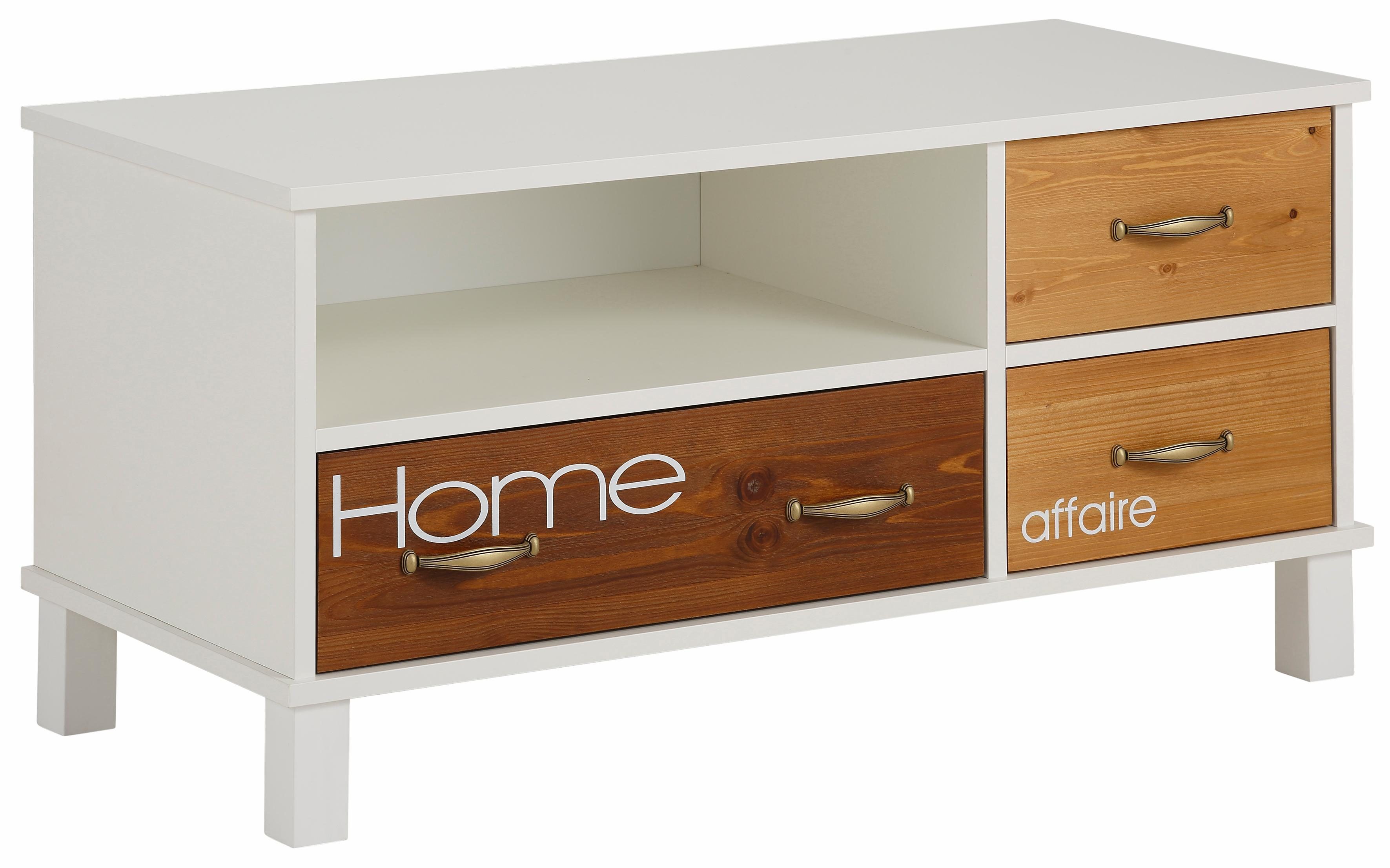 Sideboard LIMITED von HOME AFFAIRE in weiß - nur 139,99€ seitliche Ansicht