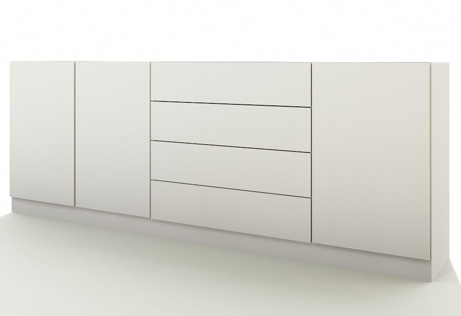 Sideboard VAASA von OTTO, in weiß-matt