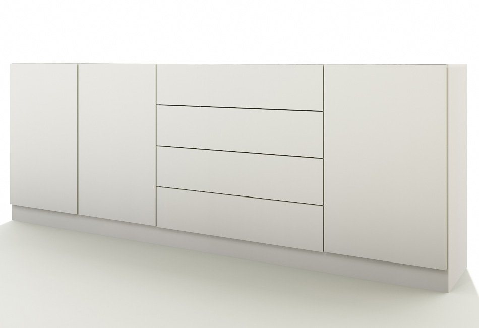 Featured image of post Sideboard Wei Matt 180 Cm Die passenden kombinationsm glichkeiten sind gegen mehrpreis ber unser m belhaus bestellbar