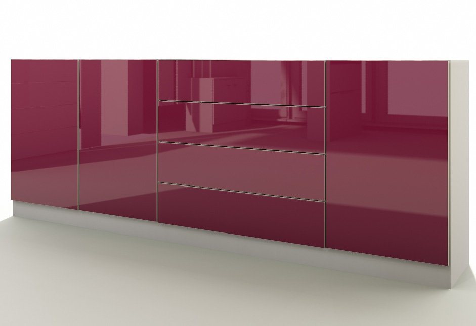 Borchardt Möbel Sideboard Vaasa Breite 190 Cm Mit Push To Open Lieferbar