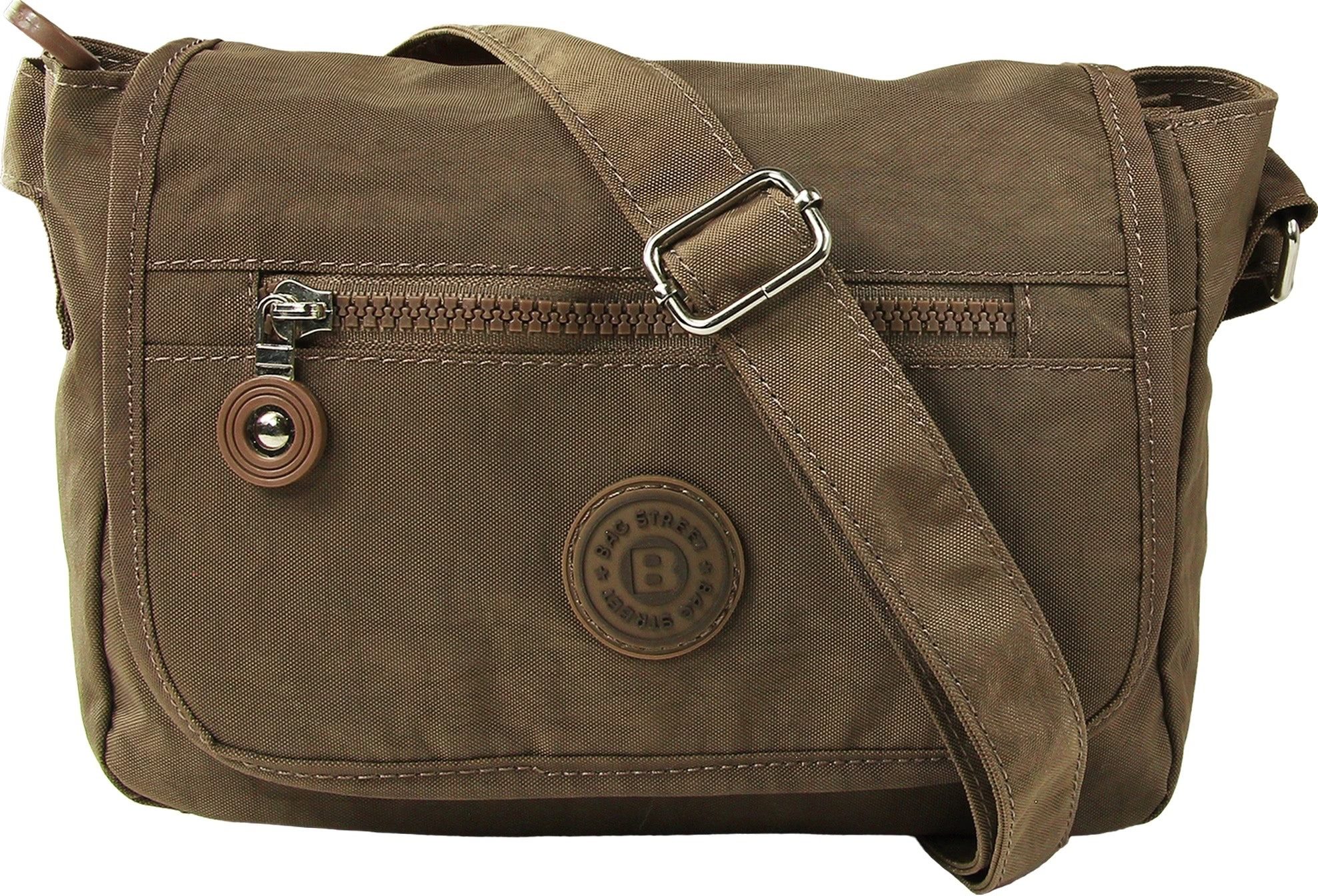 Umhängetasche Bag Street Nylon Umhängetasche braun Damen