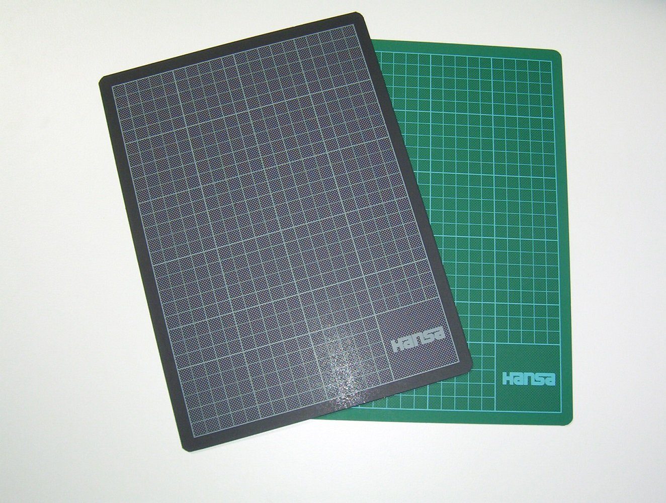 STYRO Schneideunterlage 1 Schneideunterlage Cut-Mat 90x60cm grün/schwarz, 10mm Skalierung