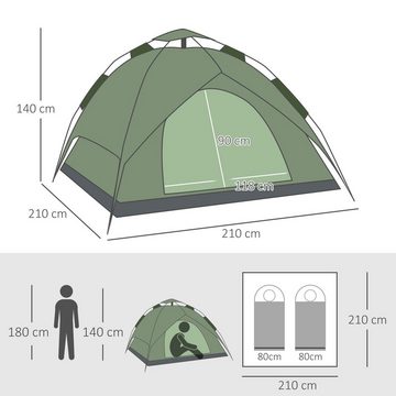 Outsunny Kuppelzelt Zelt