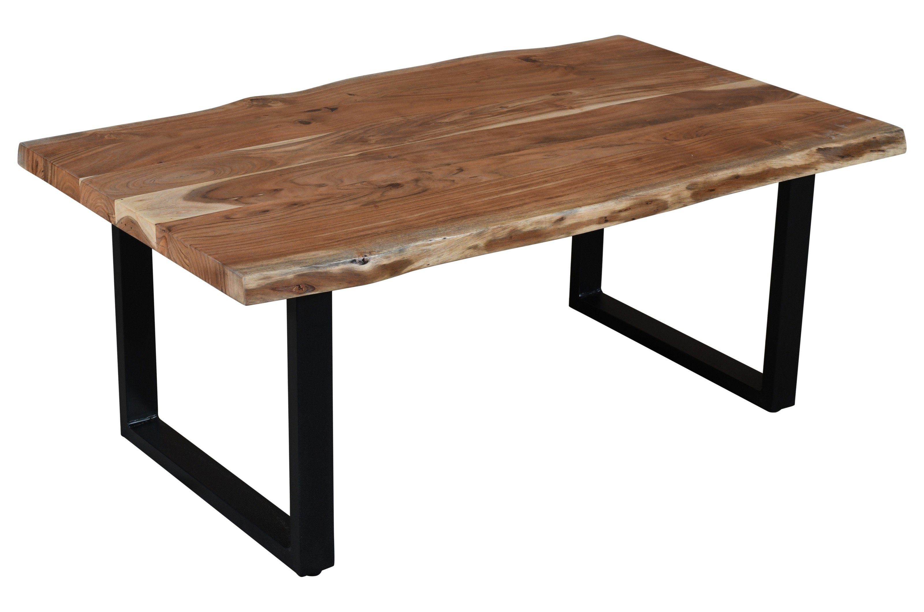 Couchtisch Massivholz Akazie, B/H/T 110x45x65 cm
