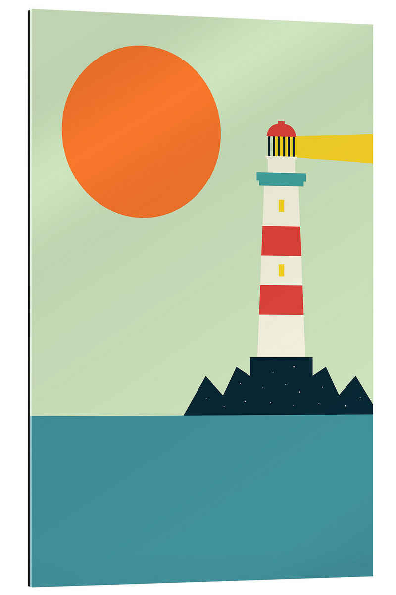 Posterlounge XXL-Wandbild Andy Westface, Leuchtturm, Badezimmer Maritim Kindermotive